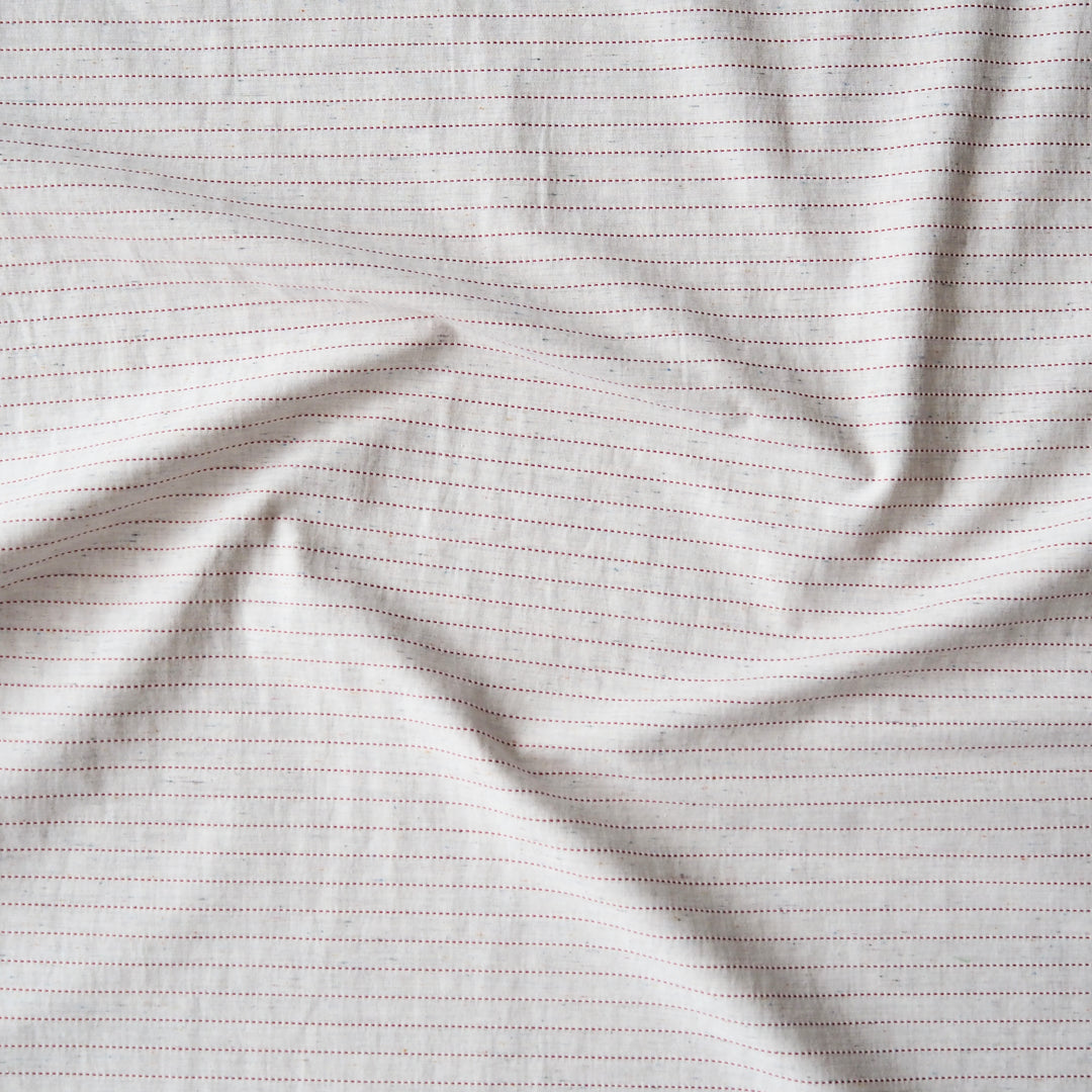 Speckle Stripe Stretch Cotton Linen Fabric – Guthrie Ghani