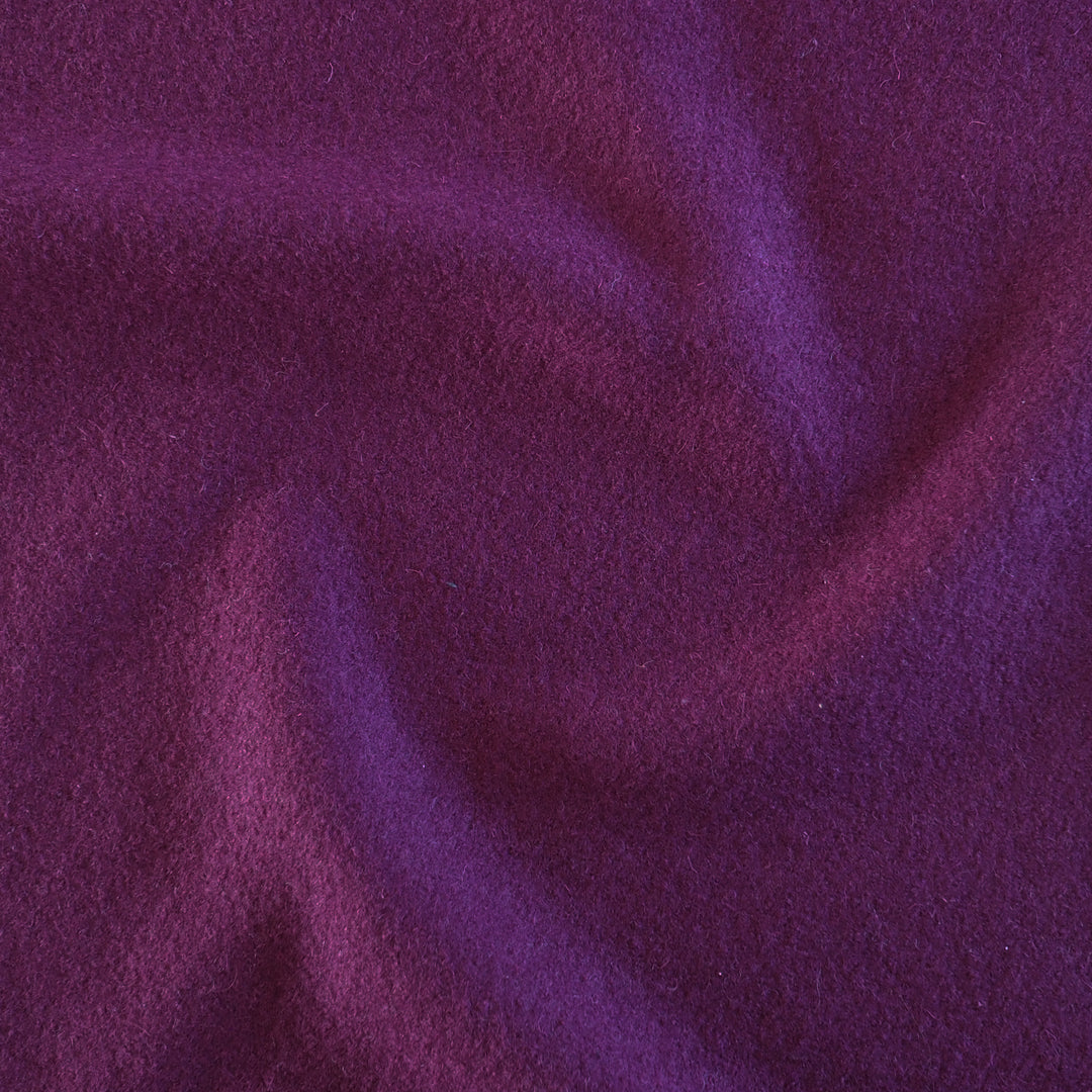 Fuchsia Boiled Wool Fabric - Cut Length 2.2m x 147cm