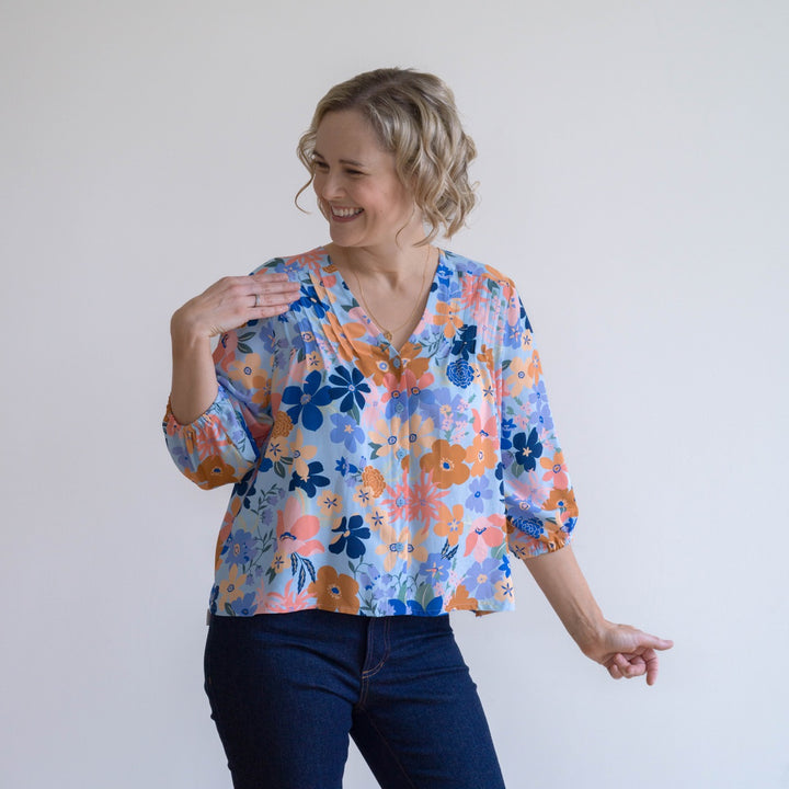 Guthrie & Ghani Lèana Blouse Sewing Pattern PDF