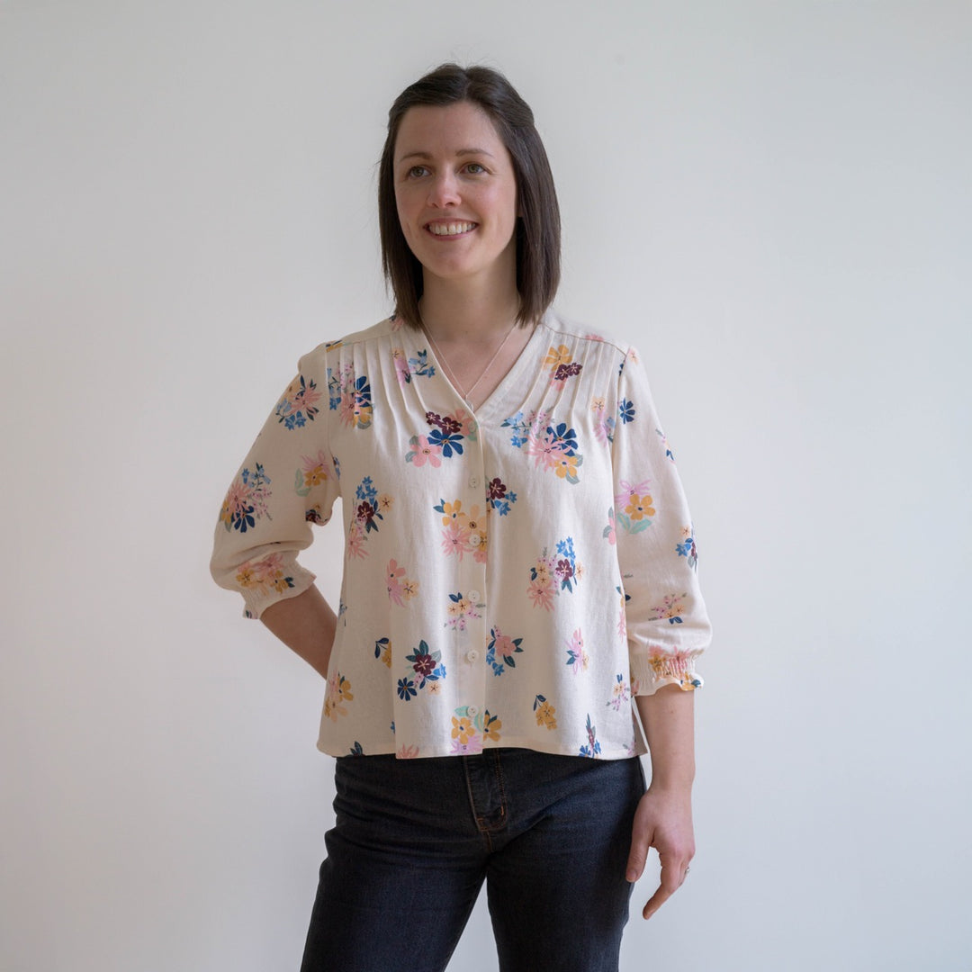 Flùr Posy Viscose Linen Fabric - Guthrie & Ghani Exclusive