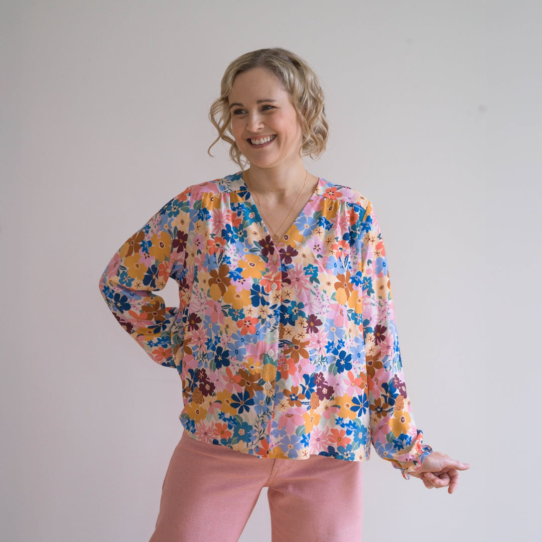 Guthrie & Ghani Lèana Blouse Sewing Pattern PDF