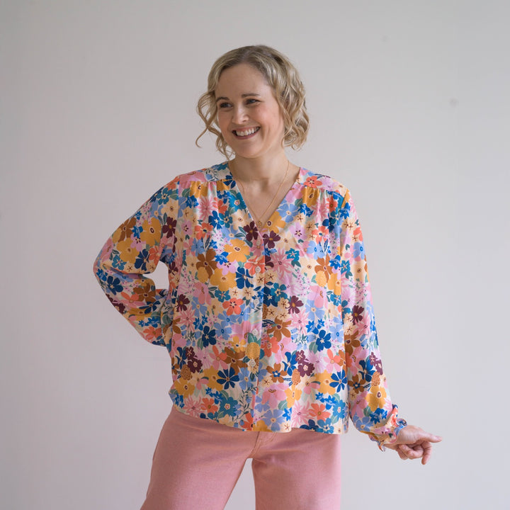 Guthrie & Ghani Lèana Blouse Sewing Pattern PDF