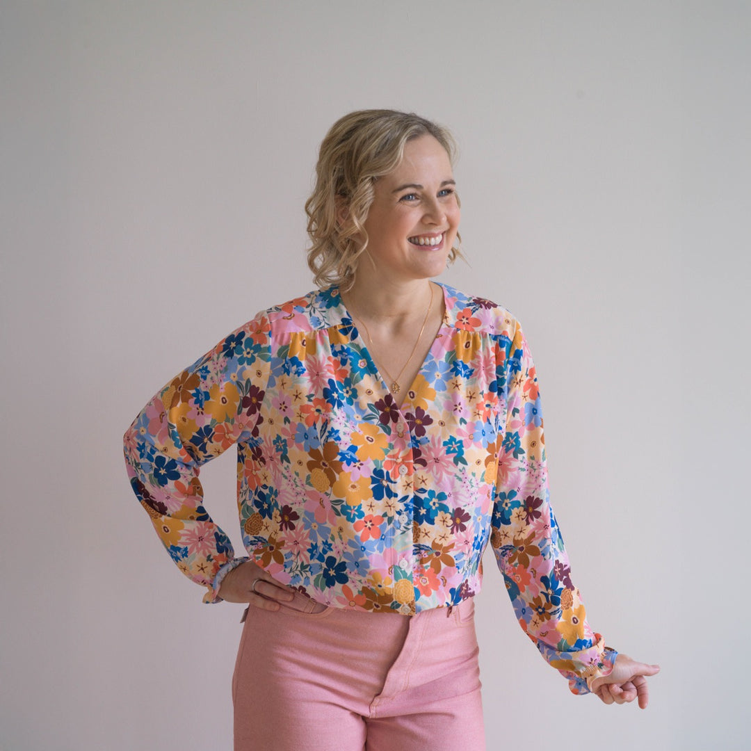 Flùr Meadow Ecovero Viscose Fabric - Guthrie & Ghani Exclusive