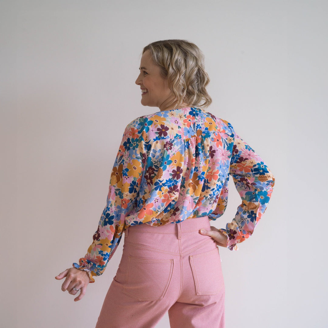 Flùr Meadow Ecovero Viscose Fabric - Guthrie & Ghani Exclusive