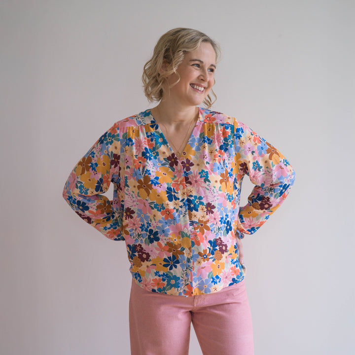 Flùr Meadow Ecovero Viscose Fabric - Guthrie & Ghani Exclusive