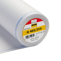 Vlieseline Ultra Soft Medium Weight Iron On Interfacing - White