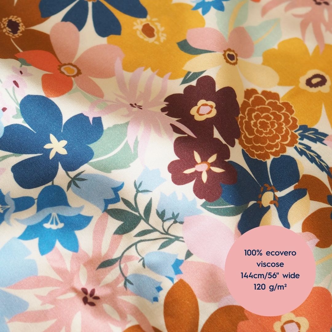 Lauren's Laurence Top in Flùr Meadow Ecovero Viscose
