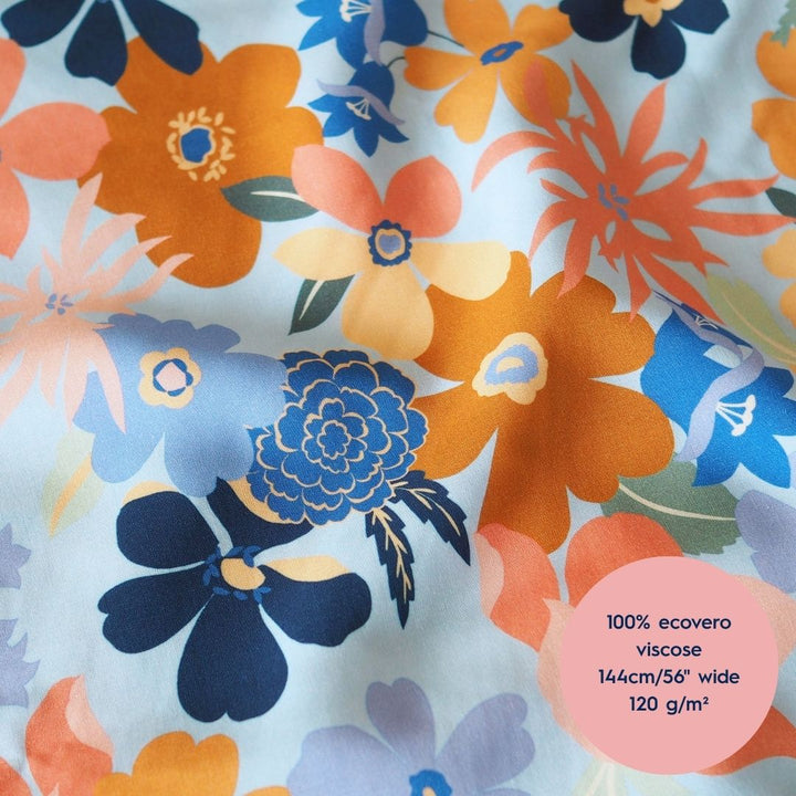 Lauren's Lèana Blouse in Flùr Dreams Ecovero Viscose