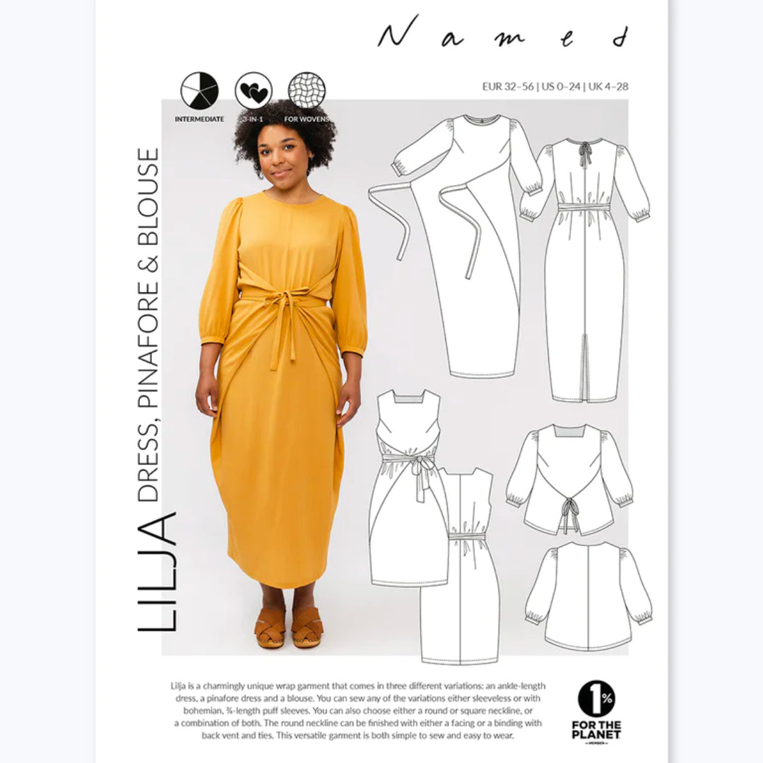 Named Clothing Lilja Dress And Blouse Sewing Pattern PDF Guthrie & Ghani Named Clothing Lilja Dress And Blouse Sewing Pattern PDF Guthrie & Ghani