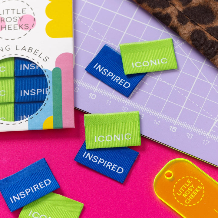 Little Rosy Cheeks - Iconic / Inspired Woven Labels 6 Pack