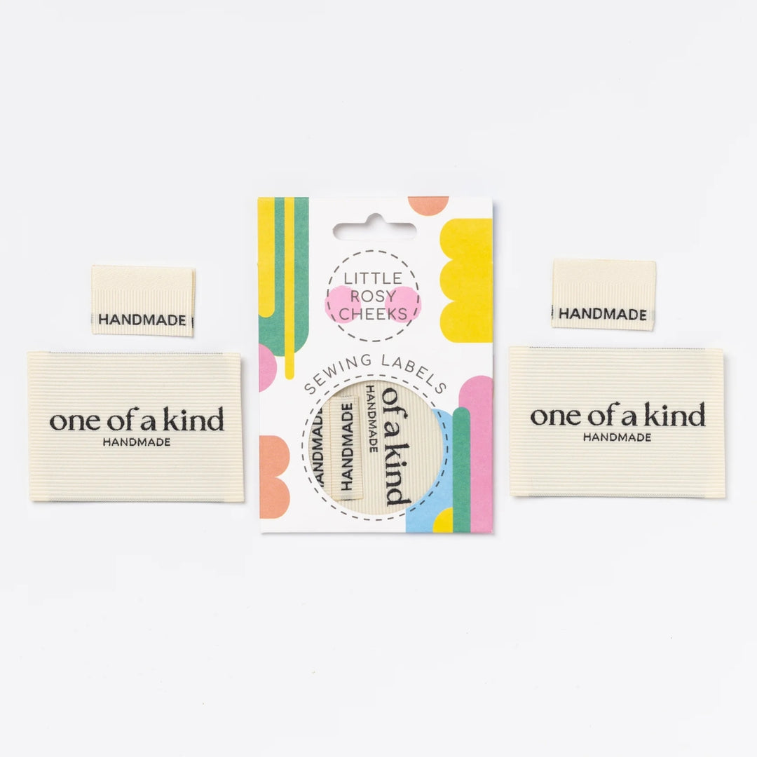 Little Rosy Cheeks - One Of A Kind / Handmade Jeans Label Set 4 Pack