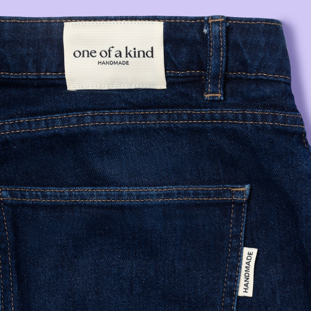 Little Rosy Cheeks - One Of A Kind / Handmade Jeans Label Set 4 Pack