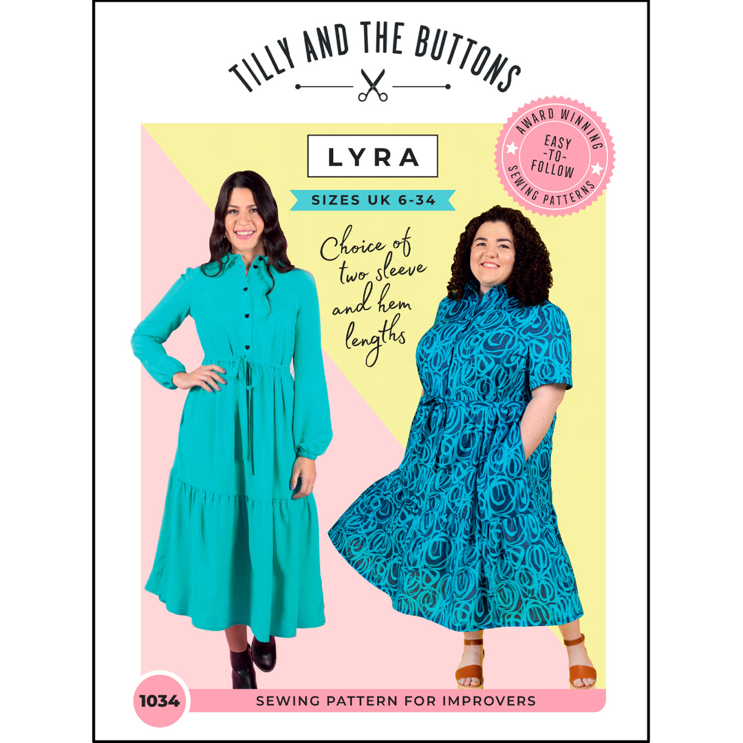 Tilly And The Buttons Lyra Shirt Dress Sewing Pattern – Guthrie & Ghani Tilly And The Buttons Lyra Shirt Dress Sewing Pattern – Guthrie & Ghani