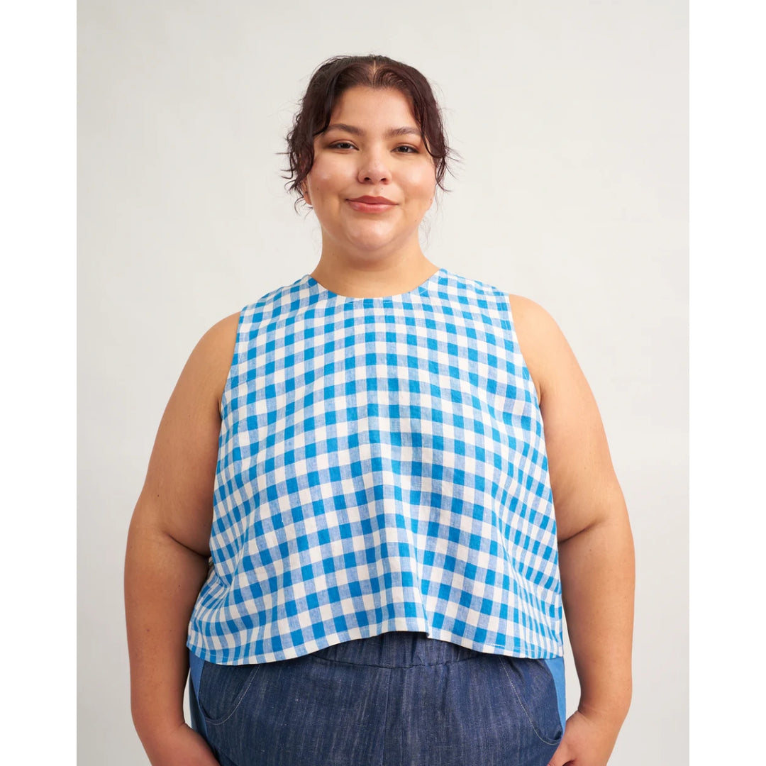 Matchy Matchy Open Back Smock Top Sewing Pattern PDF
