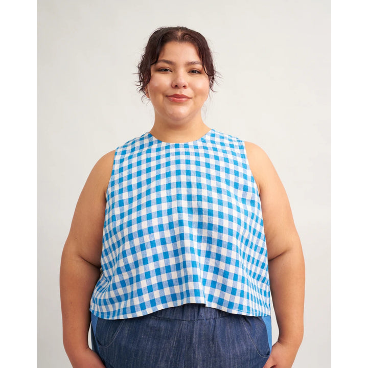 Matchy Matchy Open Back Smock Top Sewing Pattern PDF
