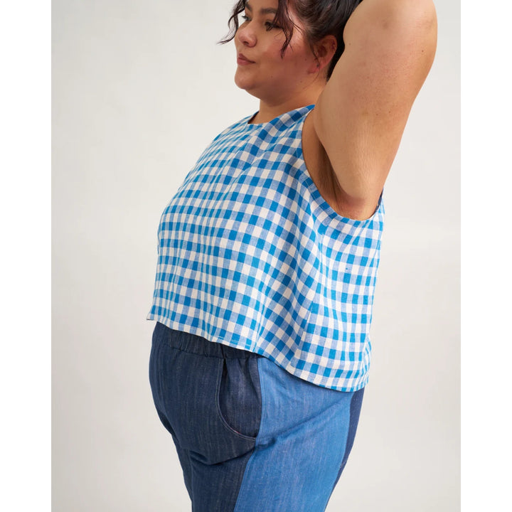 Matchy Matchy Open Back Smock Top Sewing Pattern PDF