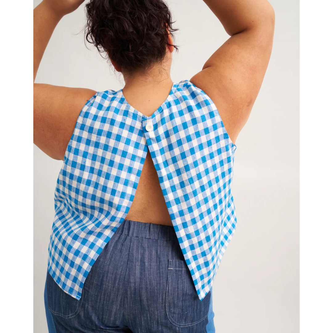 Matchy Matchy Open Back Smock Top Sewing Pattern PDF