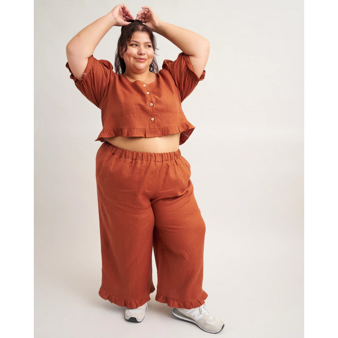 Matchy Matchy Ruffle Brunch Set Sewing Pattern PDF