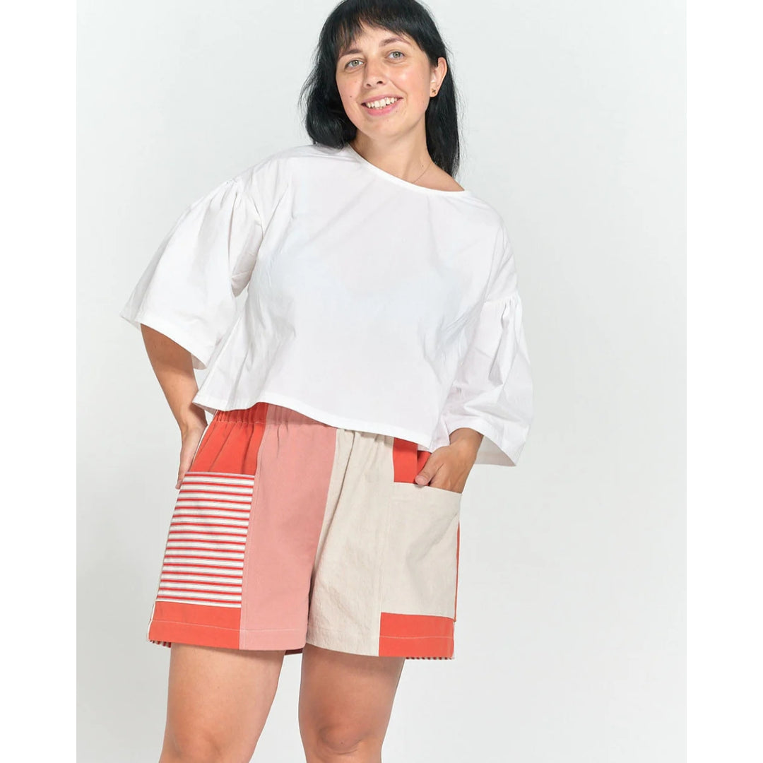 Matchy Matchy Weekend Chore Shorts Sewing Pattern PDF