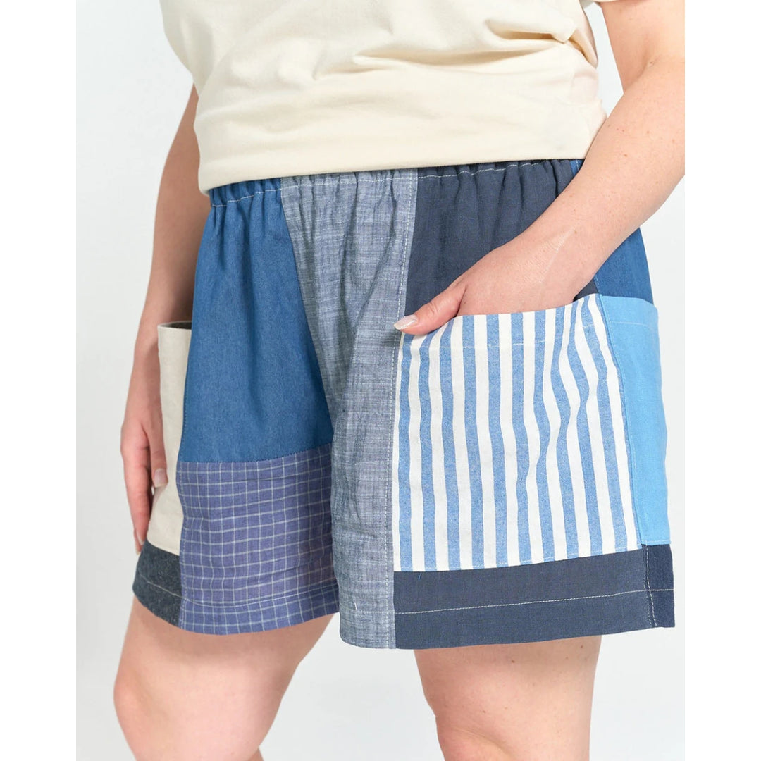 Matchy Matchy Weekend Chore Shorts Sewing Pattern PDF