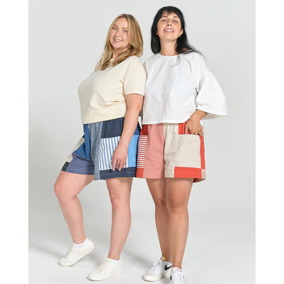 Matchy Matchy Weekend Chore Shorts Sewing Pattern PDF