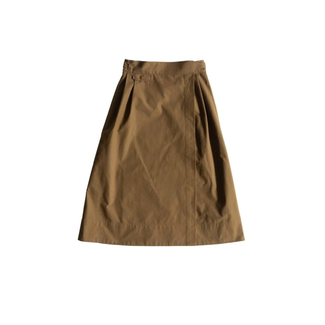 Brown skirt on a white background