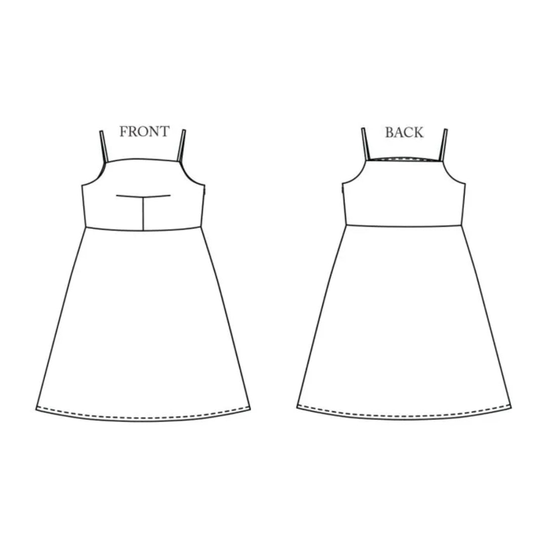 Merchant & Mills Sommer Dress - Sizes 6-18 Sewing Pattern PDF
