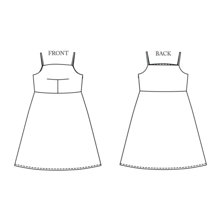 Merchant & Mills Sommer Dress - Sizes 6-18 Sewing Pattern PDF