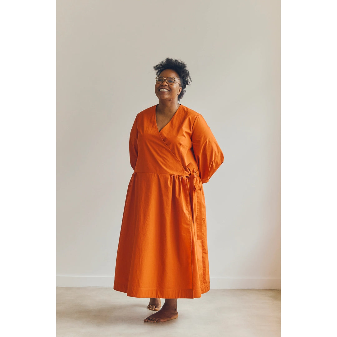 Modern Sewing Co. Amalie Wrap Dress Sewing Pattern PDF