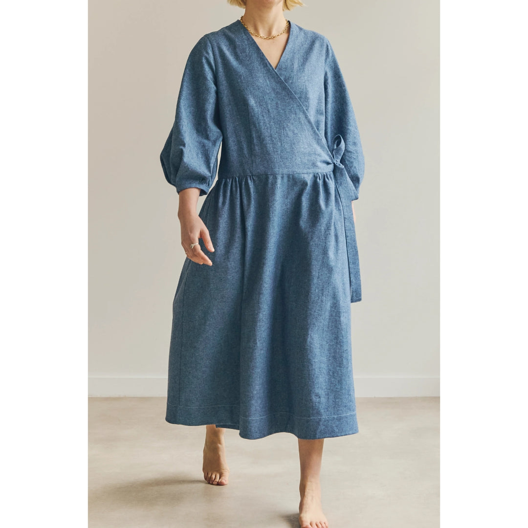 Modern Sewing Co. Amalie Wrap Dress Sewing Pattern PDF