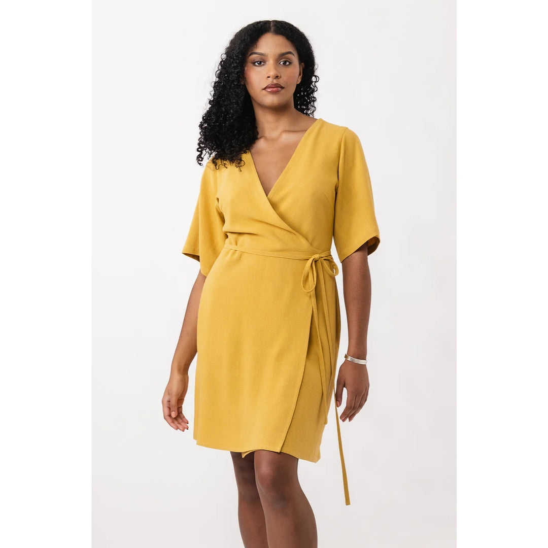 Named Clothing Aaria Mini Wrap Dress Sewing Pattern PDF