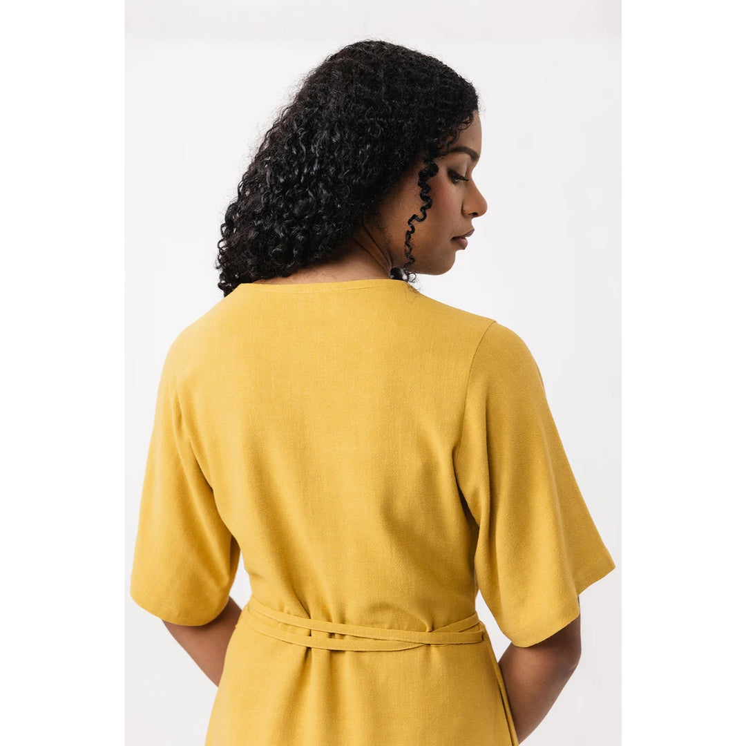 Named Clothing Aaria Mini Wrap Dress Sewing Pattern PDF