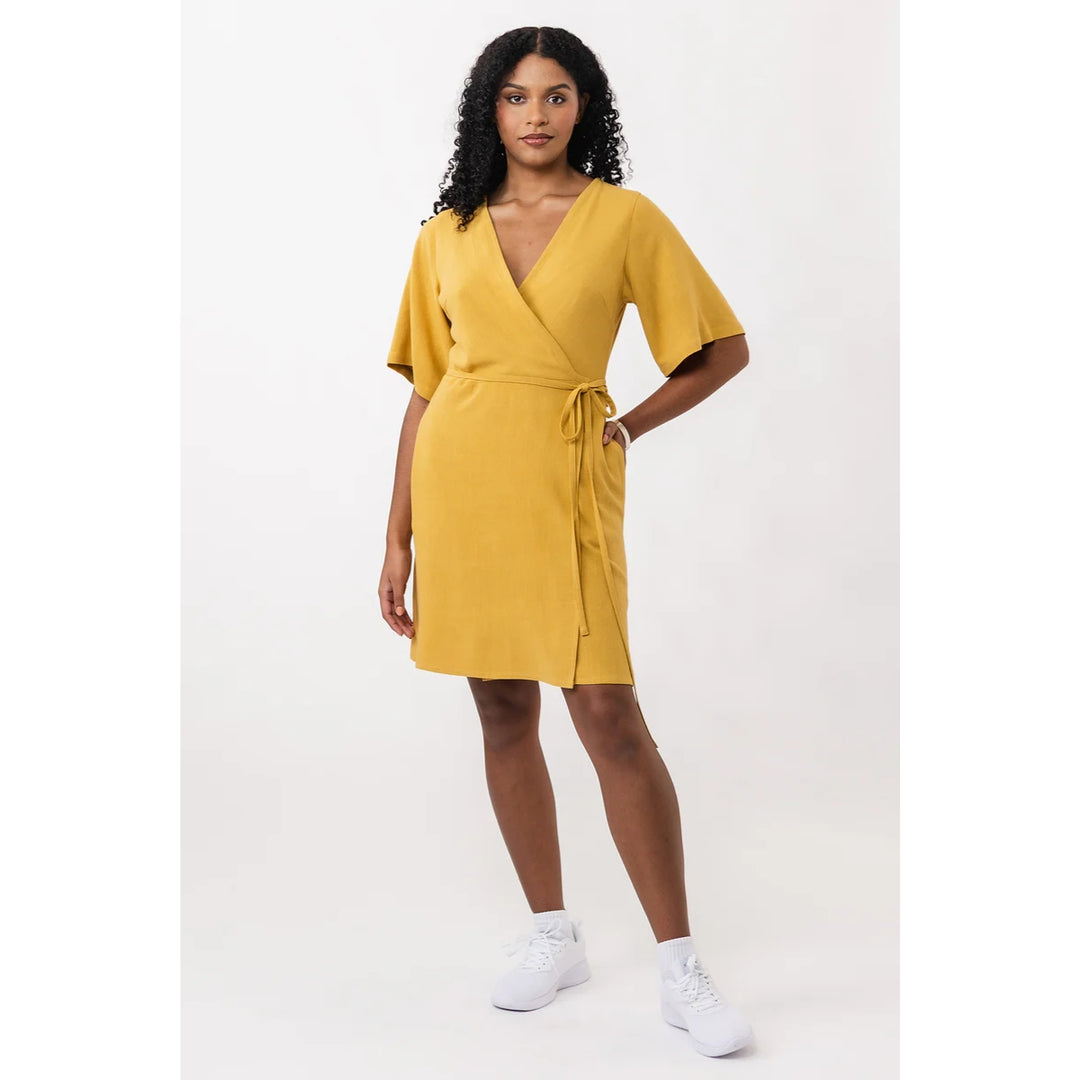 Named Clothing Aaria Mini Wrap Dress Sewing Pattern PDF