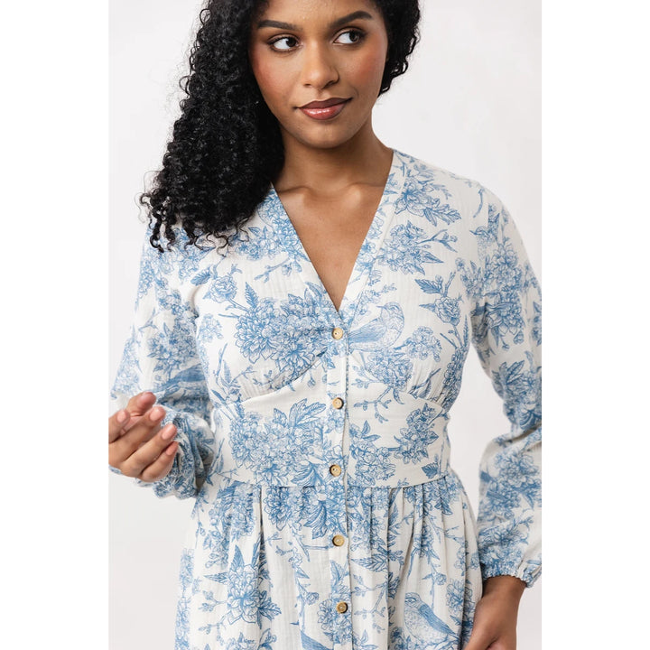 Named Clothing Oodi Gathered Midi Dress Sewing Pattern PDF