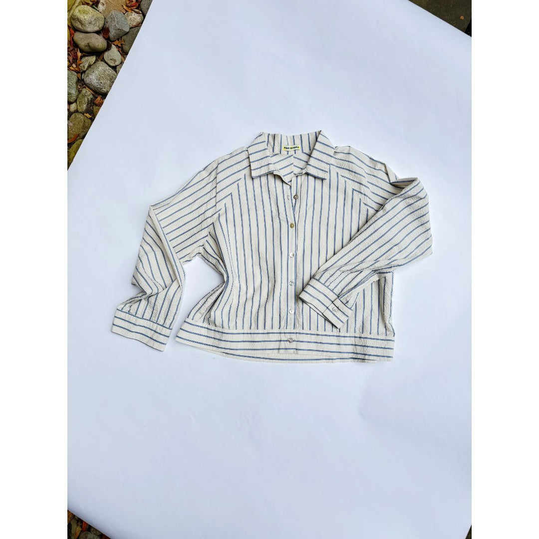 Striped shirt on a white background