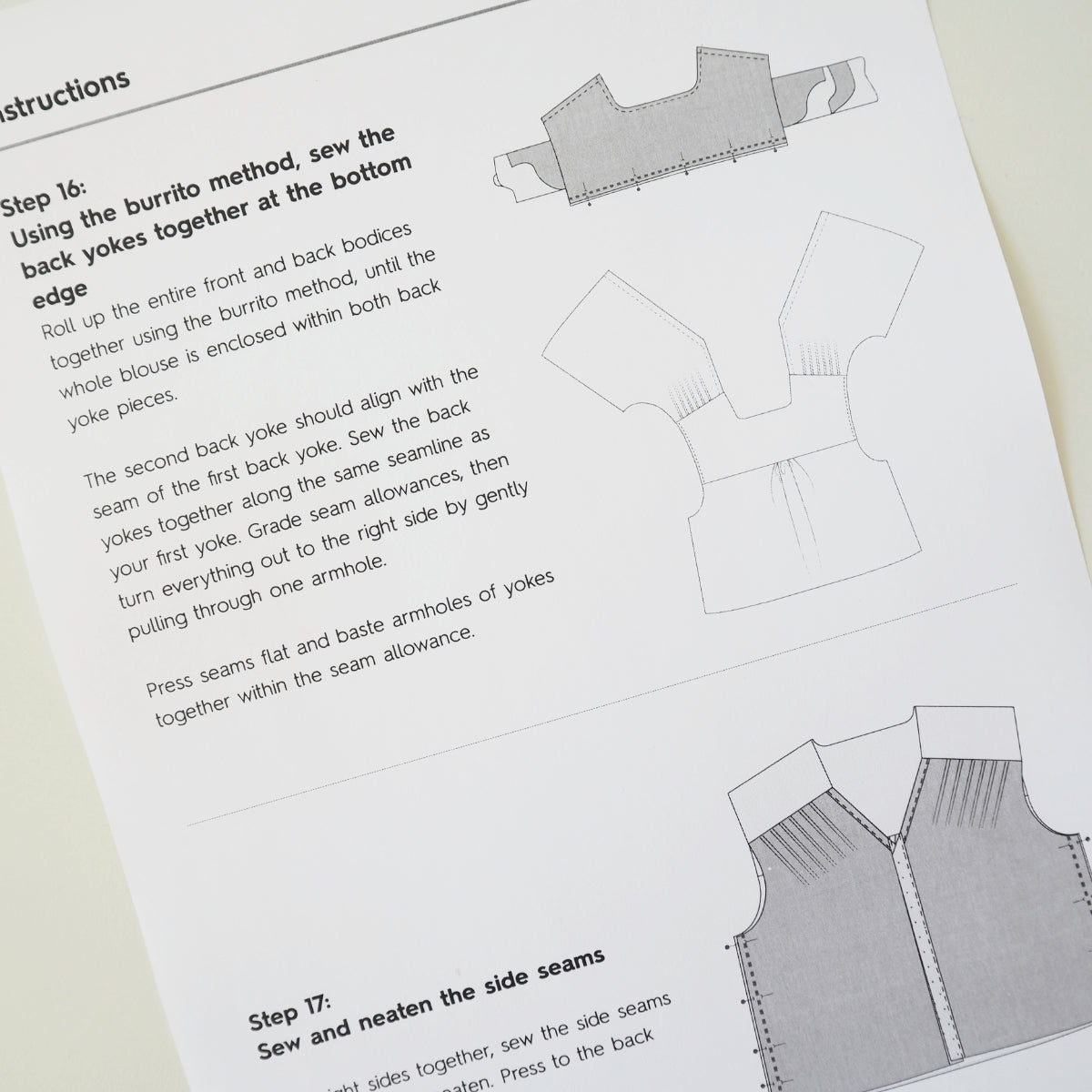 PDF Sewing Pattern Instruction Booklet Printing Service - Upload ...