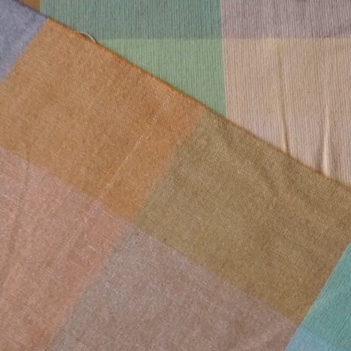 Fableism Superbloom Check Cotton Fabric from the Canyon Springs Collection – soft woven cotton in a contemporary check pattern