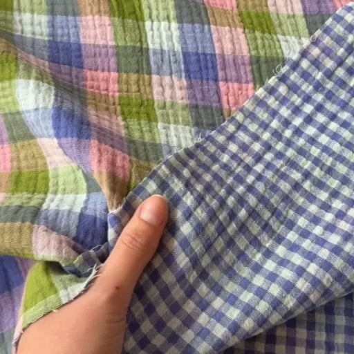 Foxglove Fields Reversible Cotton Double Gauze Fabric