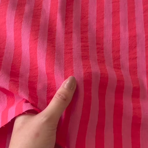 Sherbet Yarn Dyed Stripe Cotton Fabric