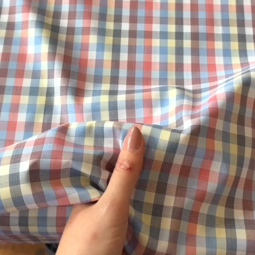 Picnic Check Pima Cotton Lawn Fabric