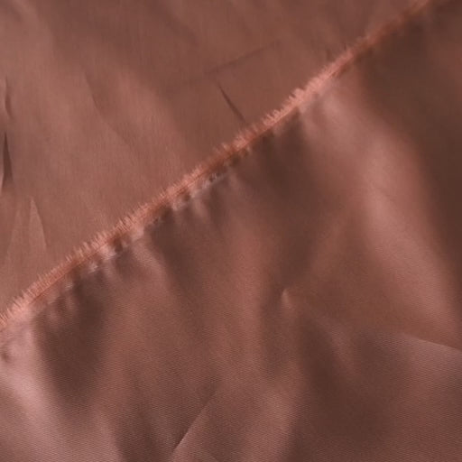 Rosewood pink viscose blend lining fabric