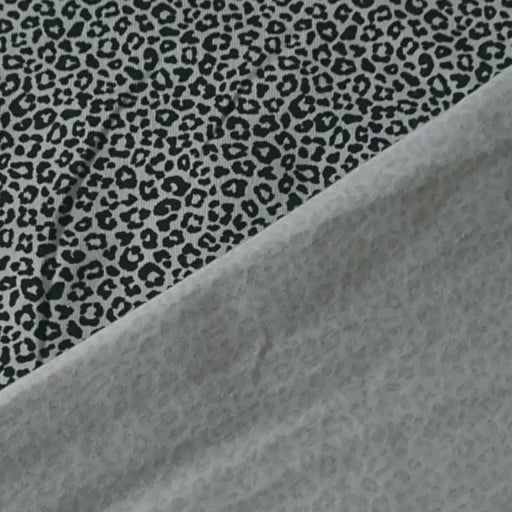 Dusty Mint Micro Leo Cotton Jersey Fabric, Oeko-Tex Certified