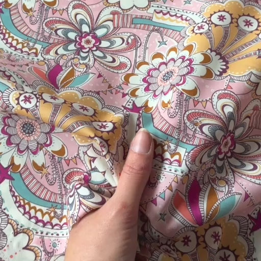 Liberty Fabrics Tana Cotton Lawn dressmaking Fabric - Firework Garden C