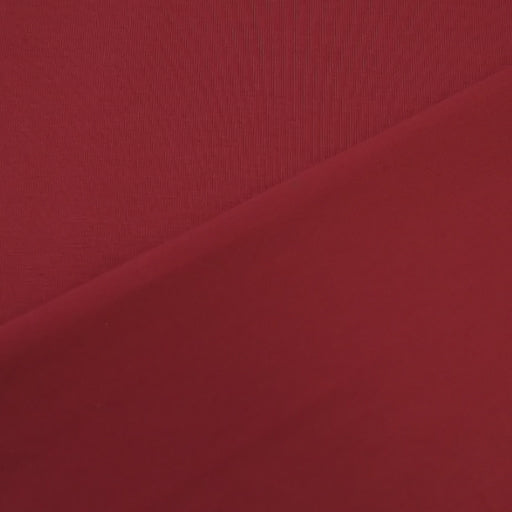 Ruby red cotton jersey fabric, oeko-tex certified