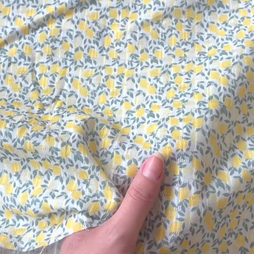 Sicilian summer dobby weave cotton