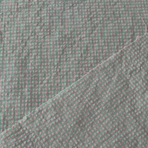Seafoam Micro Gingham Seersucker dressmaking Fabric