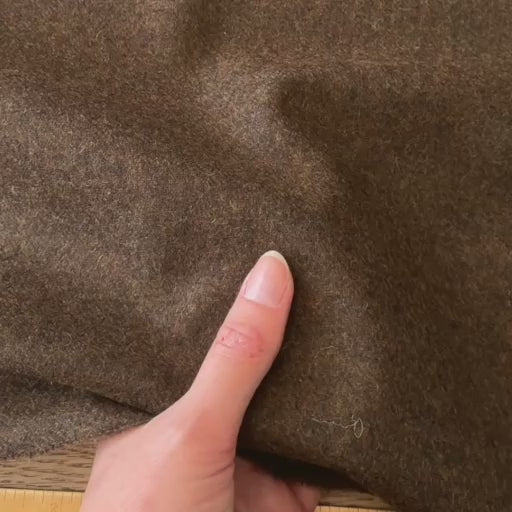 Bronzed Earth British Wool Cashmere Fabric