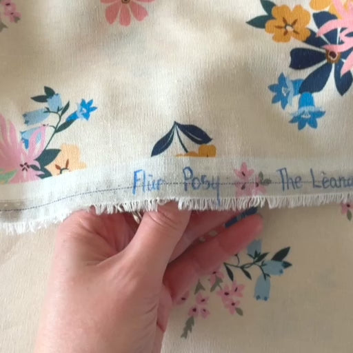 Flùr Posy Viscose Linen dressmaking fabric - exclusive to Guthrie & Ghani