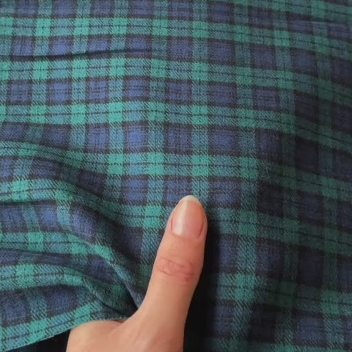 Highland Plaid Cotton Flannel Fabric