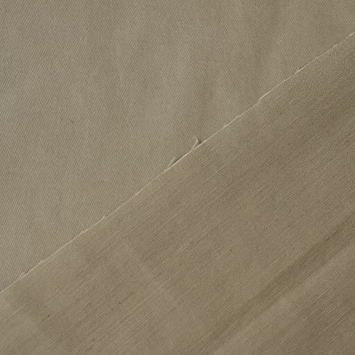 Sand showerproof cotton twill fabric for coat and jacket sewing